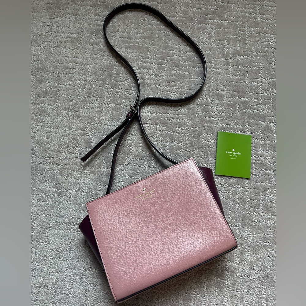 KATE SPADE NEW YORK TWO-TONE CROSSBODY PURSE